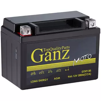 Мотоаккумулятор Ganz AGM 9Ач п/п GTX9-BS