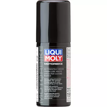 Мотохимия Смазка для цепей мотоцикла белая Liqui Moly Racing Kettenspray weiss 0.4 л