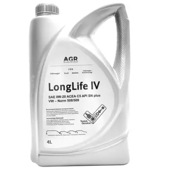 Моторное масло AGR Longlife IV 0W-20