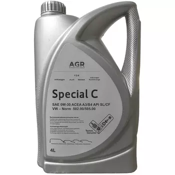 Моторное масло AGR Special C 0W-30