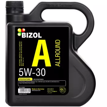 Моторное масло Bizol Allround 5W-30, 4 л