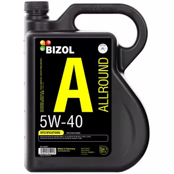 Моторное масло Bizol Allround 5W-40, 5 л