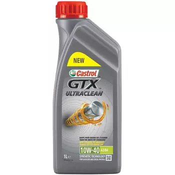 Моторное масло Castrol GTX ULTRACLEAN 10W-40, 1 л