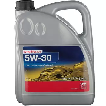 Моторное масло Febi Longlife Plus 5W-30, 5 л