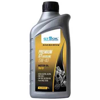Моторное масло GT OIL Premium Gasoline 5W-40, 1 л