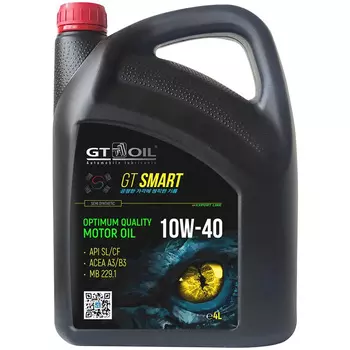 Моторное масло GT OIL Smart 10W-40, 4 л