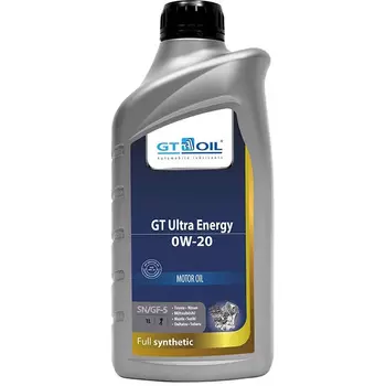 Моторное масло GT OIL Ultra Energy 0W-20, 1 л
