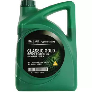 Моторное масло Hyundai-KIA Classic Gold Diesel 10W-30, 6 л
