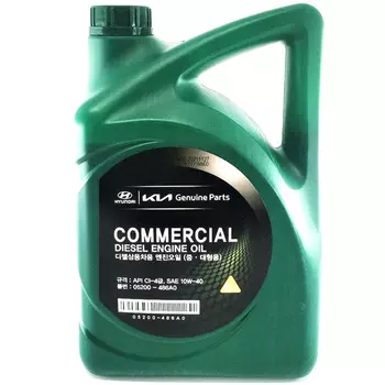 Моторное масло Hyundai-KIA Commercial Diesel Engine Oil 10W-40, 6 л