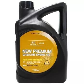 Моторное масло Hyundai-KIA New Premium 0W-20