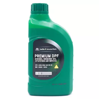 Моторное масло Hyundai-KIA Premium DPF+ 5W-30, 1 л
