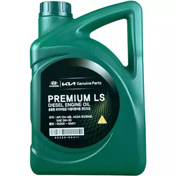 Моторное масло Hyundai-KIA Premium LS Diesel 5W-30
