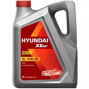 Моторное масло Hyundai Xteer G500 (Gasoline G500) 10W-40