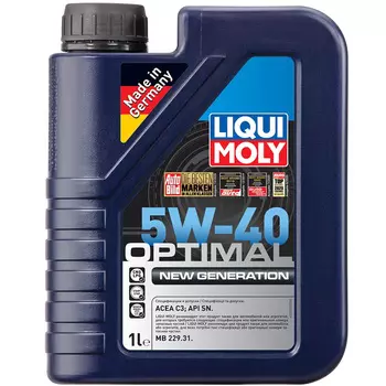 Моторное масло Liqui Moly Optimal New Generation 5W-40