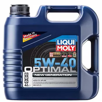 Моторное масло Liqui Moly Optimal New Generation 5W-40