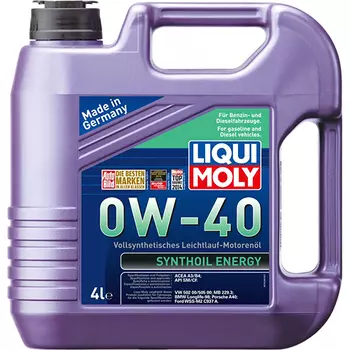 Моторное масло Liqui Moly Synthoil Energy 0W-40, 4 л