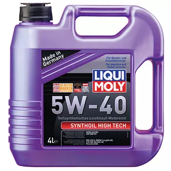 Моторное масло Liqui Moly Synthoil High Tech 5W-40