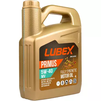 Моторное масло Lubex Primus 5W-40, 4 л