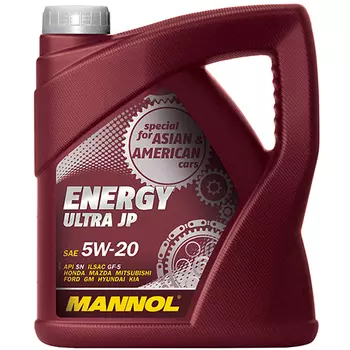Моторное масло MANNOL Energy Ultra JP 5W-20, 4 л