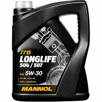 Моторное масло MANNOL LongLife -7715 5W-30