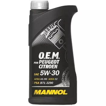 Моторное масло MANNOL OEM for Peugeot Citroen 5W-30, 1 л