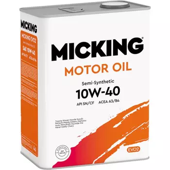 Моторное масло Micking Evo2 10W-40