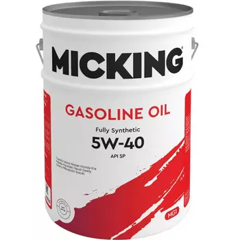Моторное масло Micking Gasoline Oil MG1 5W-40, 20 л