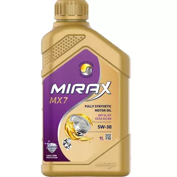 Моторное масло MIRAX MX7 5W-30, 1 л