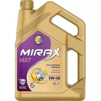 Моторное масло MIRAX MX7 5W-30, 4 л