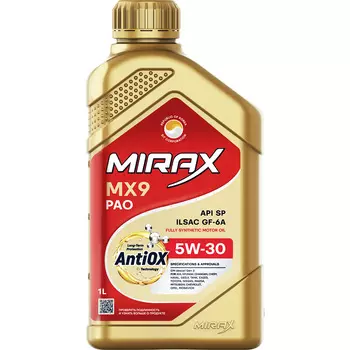 Моторное масло MIRAX MX9 5W-30, 1 л