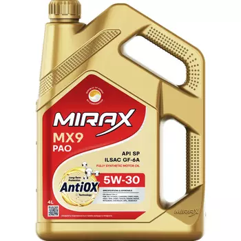 Моторное масло MIRAX MX9 5W-30, 4 л