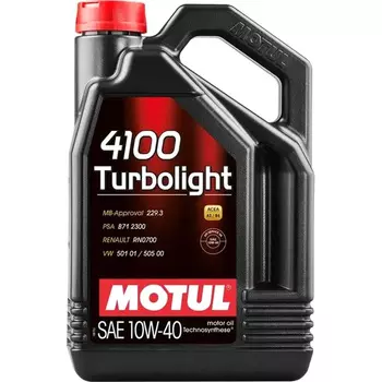 Моторное масло Motul 4100 Turbolight 10W-40