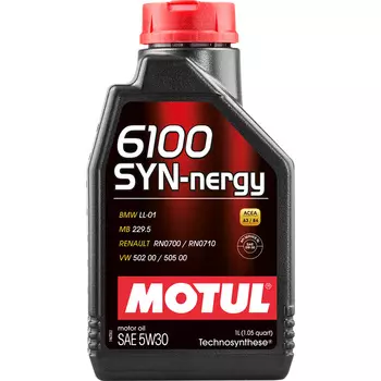 Моторное масло Motul 6100 SYN-NERGY 5W-30, 1 л