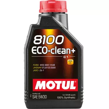 Моторное масло Motul 8100 Eco-clean+ 5W-30
