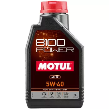 Моторное масло Motul 8100 Power 5W-40, 1 л