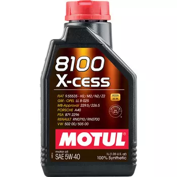 Моторное масло Motul 8100 X-cess 5W-40