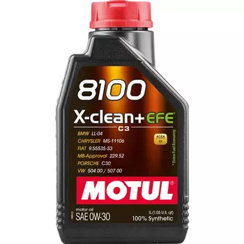 Моторное масло Motul 8100 X-clean EFE 0W-30, 1 л