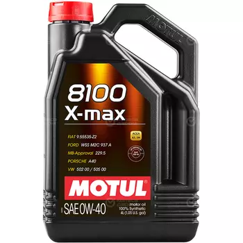Моторное масло Motul 8100 X-max 0W-40