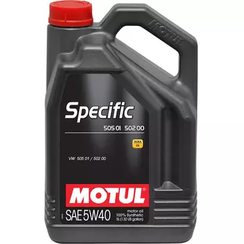 Моторное масло Motul Specific 50200/50500/50501 5W-40, 5 л
