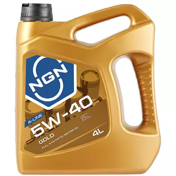 Моторное масло NGN GOLD A-LINE 5W-40, 4 л