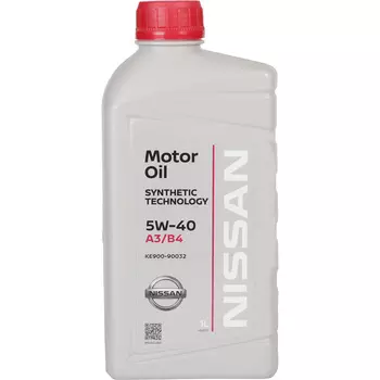 Моторное масло Nissan Motor Oil 5W-40, 1 л
