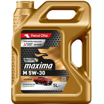Моторное масло Petrol Ofisi Maxima M 5W-30, 5 л
