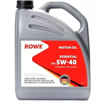 Моторное масло ROWE Essential 5W-40, 4 л