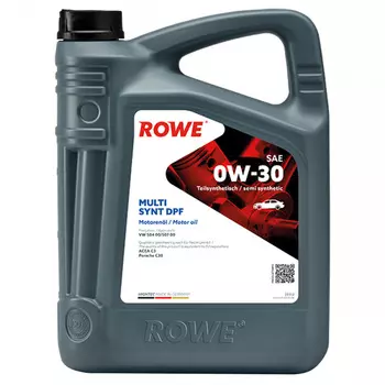 Моторное масло ROWE HIGHTEC MULTI SYNT DPF 0W-30, 5 л