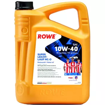 Моторное масло ROWE HIGHTEC SUPER LEICHTLAUF 10W-40, 5 л