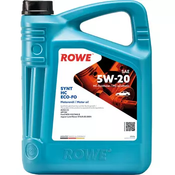 Моторное масло ROWE HIGHTEC SYNT HC ECO-FO 5W-20, 5 л