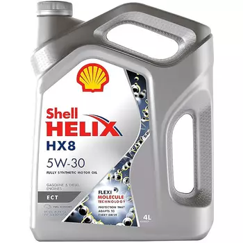Моторное масло Shell Helix HX8 ECT 5W-30, 4 л