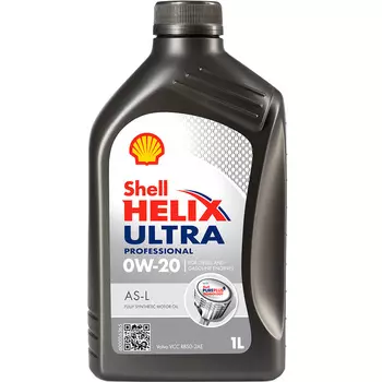 Моторное масло Shell Ultra Professional AS-L 0W-20, 1 л