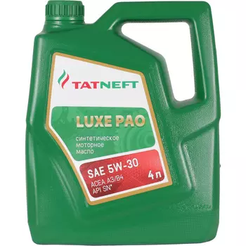 Моторное масло Татнефть LUXE PAO 5W-30
