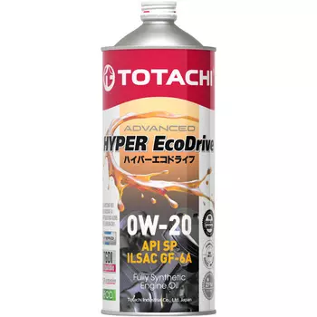 Моторное масло Totachi HYPER Ecodrive 0W-20, 1 л
